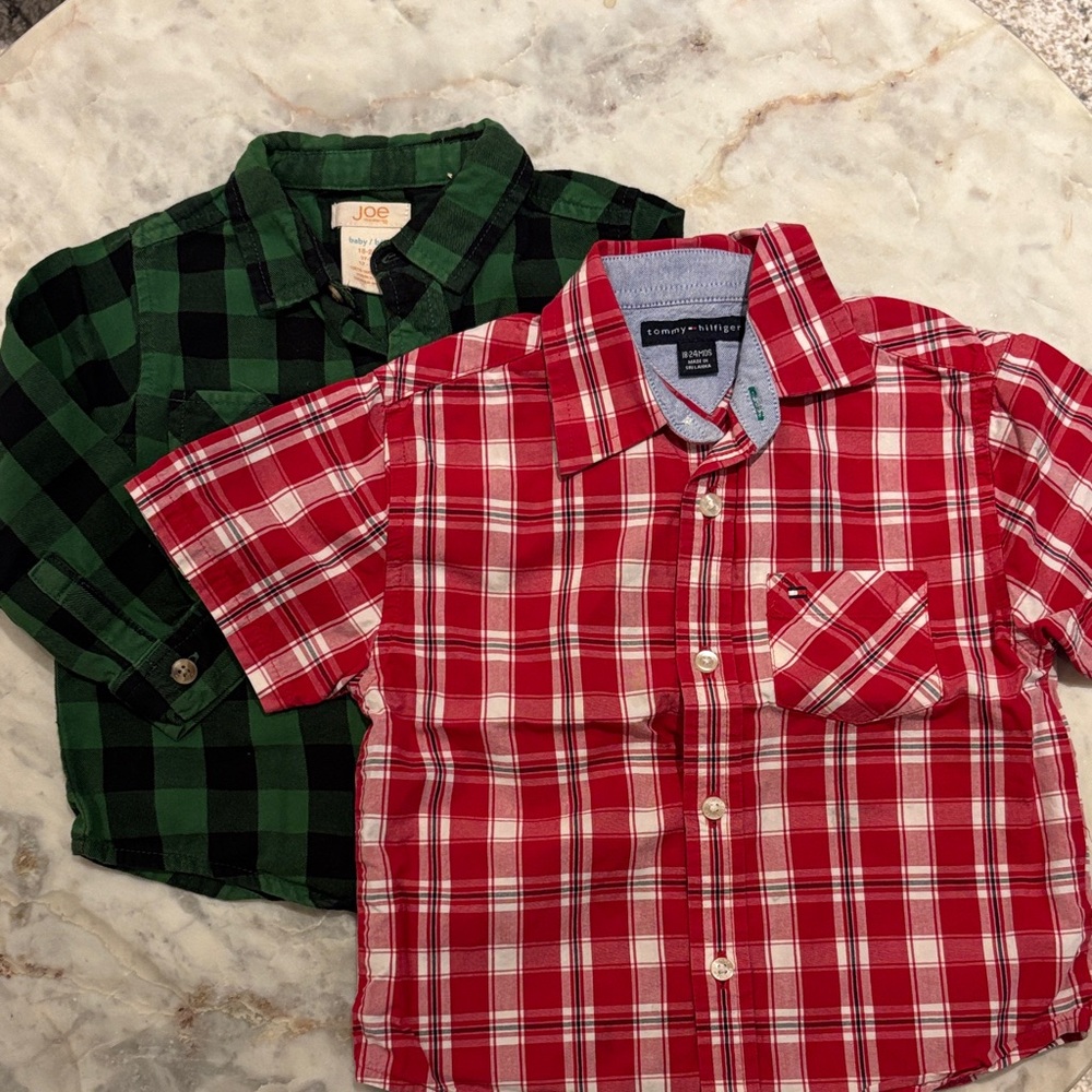 Toddler 18-24 Mths Button Down Shirts